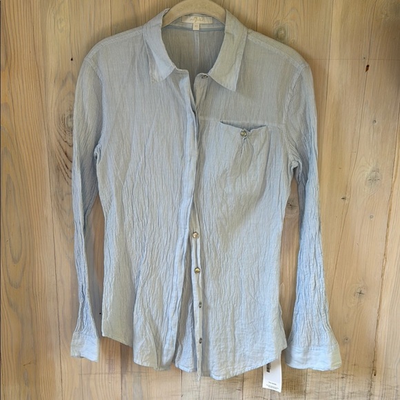 7 For All Mankind Button Down Shirt Size XS - Picture 1 of 8